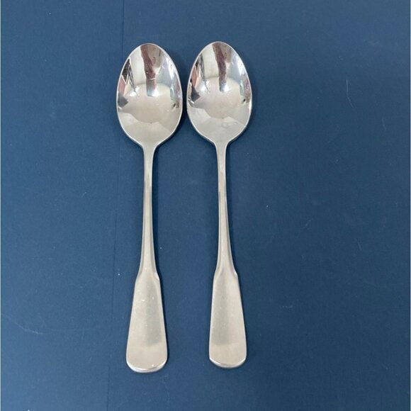 Vintage Oneida Yorktowne Pattern Dinner Spoons Teaspoons 18/8 Stainless Steel - Picture 2 of 6
